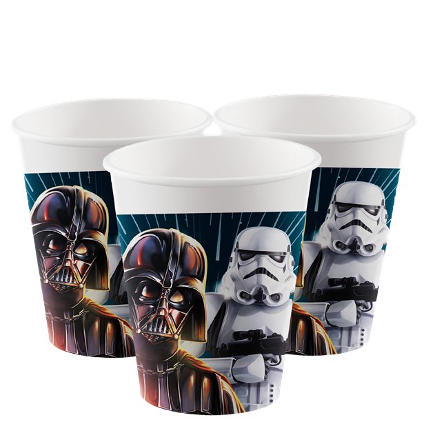 Star Wars Storm Trooper Paper Cups (200 ml) | partyHAUS