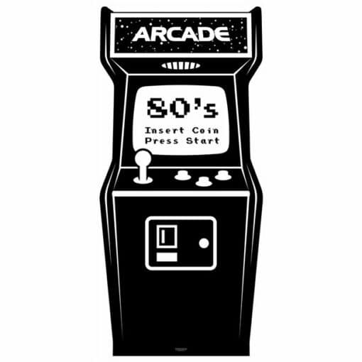 Video Arcade Game Lifesize Cardboard Cutout