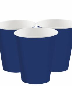 Dark Blue Paper Cups