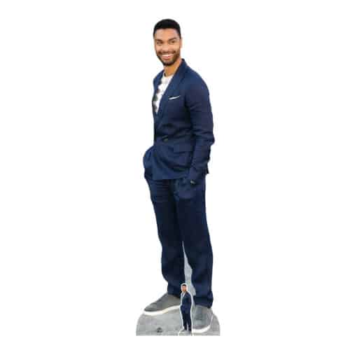 Rege Jean Page Blue Suit Lifesize Cardboard Cutout