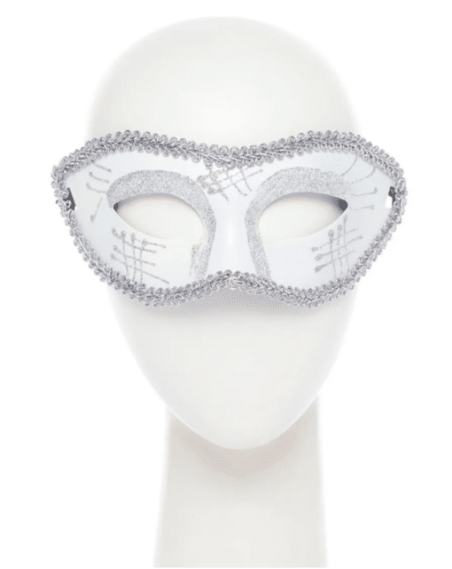 Glitter White Mask