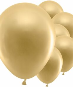 Gold Metallic Latex Balloons