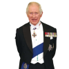 King Charles with Medals Lifesize Cardboard Cutout