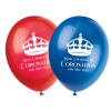 King Charles Coronation Printed Latex Balloons