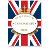 King Charles III Coronation Menu Cards