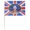 King Charles III Coronation Fabric Waving Flag