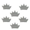 Silver Tiara Sugar Cake Toppers