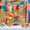 Royal Coronation Carriage Shaped Treat Stand