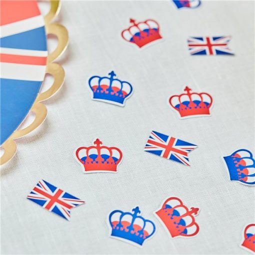 Royal Crown & Union Jack Confetti