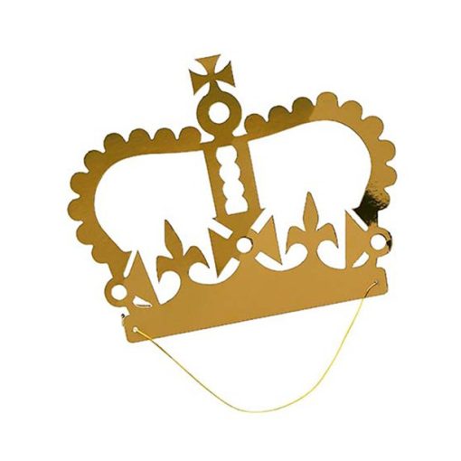 Gold Paper Party Crowns