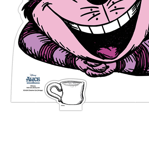 Cheshire Cat from Alice In Wonderland Disney Lifesize Cardboard Cutout