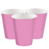 Bright Pink Eco-Friendly Paper Cups