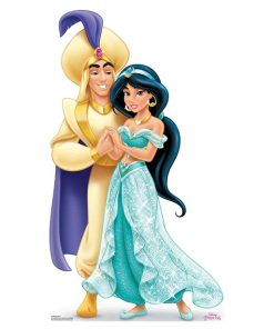 Disney Princess Jasmine & Aladdin Cardboard Cutout