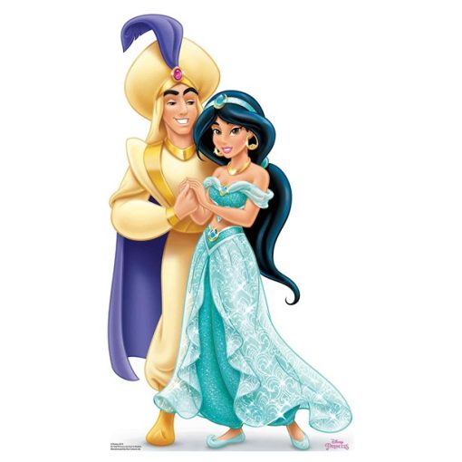 Disney Princess Jasmine & Aladdin Cardboard Cutout