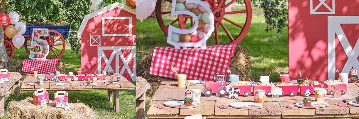 Discover the best farm animal party supplies for a fun-filled barnyard bash! Shop our delightful collection of decorations, tableware, and more for your next farm-themed event.