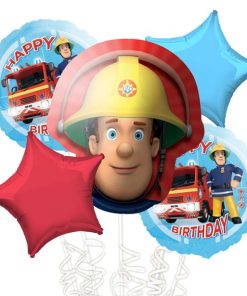 Fireman Sam Balloon Bouquet