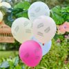 Palm Leaf Hawaiian Printed Latex Balloons