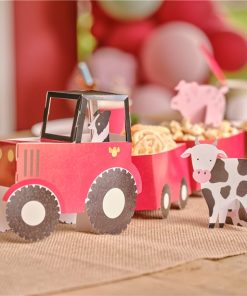 Tractor & Trailer Farm Party Treat Sandwich Stand