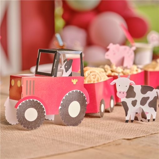 Tractor & Trailer Farm Party Treat Sandwich Stand