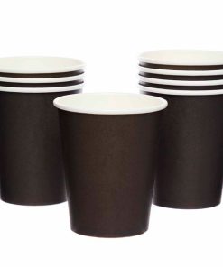 Black Eco-Friendly Paper Cups
