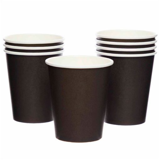 Black Eco-Friendly Paper Cups