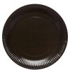 Black Eco-Friendly Paper Plates