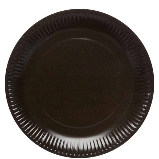 Black Eco-Friendly Paper Plates