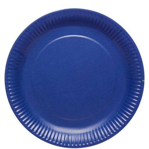 Dark Blue Eco-Friendly Paper Plates