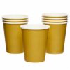 Gold Eco-Friendly Paper Cups