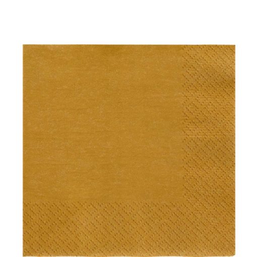 Gold Eco-Friendly Paper Napkins