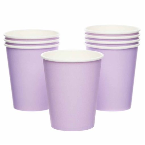 Lavender Eco-Friendly Paper Cups