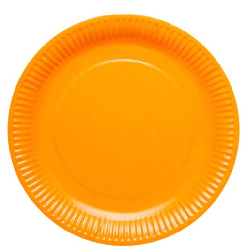 Orange Eco-Friendly Paper Plates