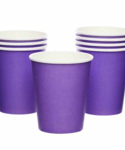 Purple Eco-Friendly Paper Cups