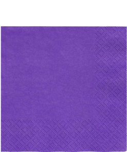 Purple Eco-Friendly Paper Napkins