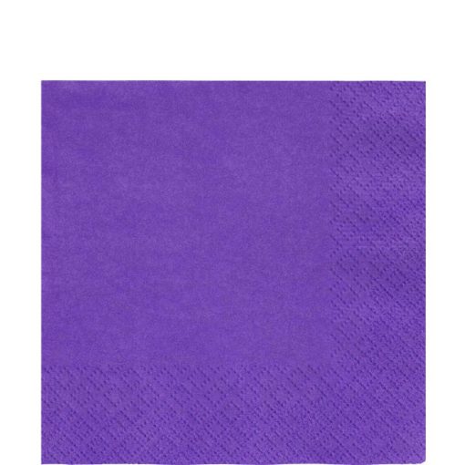 Purple Eco-Friendly Paper Napkins