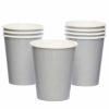 Silver Eco-Friendly Paper Cups