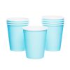 Turquoise Blue Eco-Friendly Paper Cups