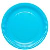 Turquoise Blue Eco-Friendly Paper Plates