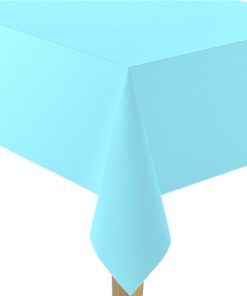 Turquoise Blue Paper Eco-Friendly Tablecover