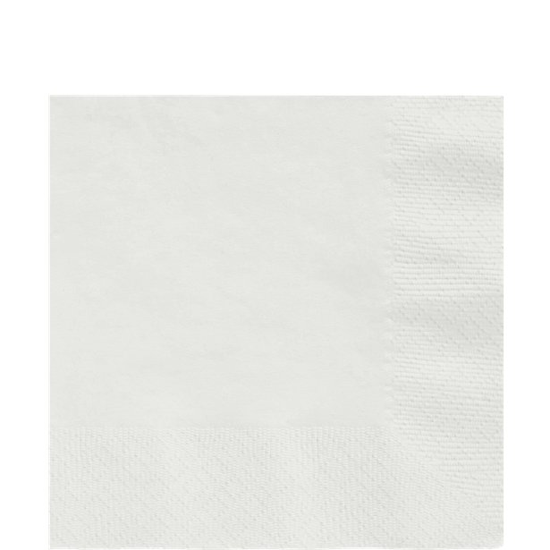 White Eco-Friendly Paper Napkins, Plates & Cups