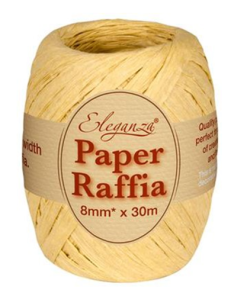 Natural Paper Raffia Ribbon