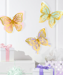 Butterfly Shimmer 3D Wall Décor