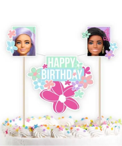 Barbie Birthday Cake Bunting