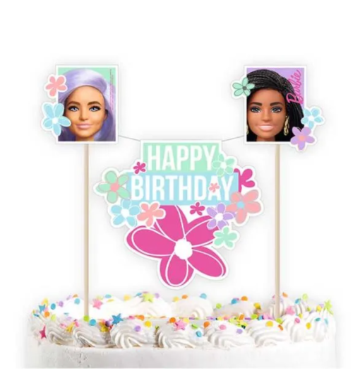 Barbie Birthday Cake Bunting
