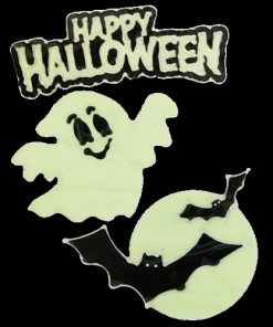 Halloween Glow in the Dark Window Clings