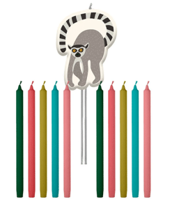 Zoo Animal Themed Birthday Cake Candles