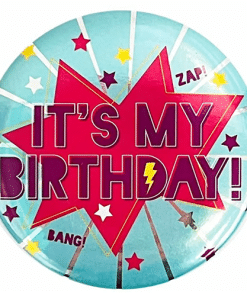 It's My Birthday Blue Hero Badge