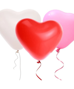 Heart Shaped Latex Balloons