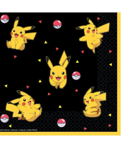 Pikachu Pokemon Party Paper Napkins