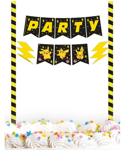 Pikachu Pokemon Party Cake Topper